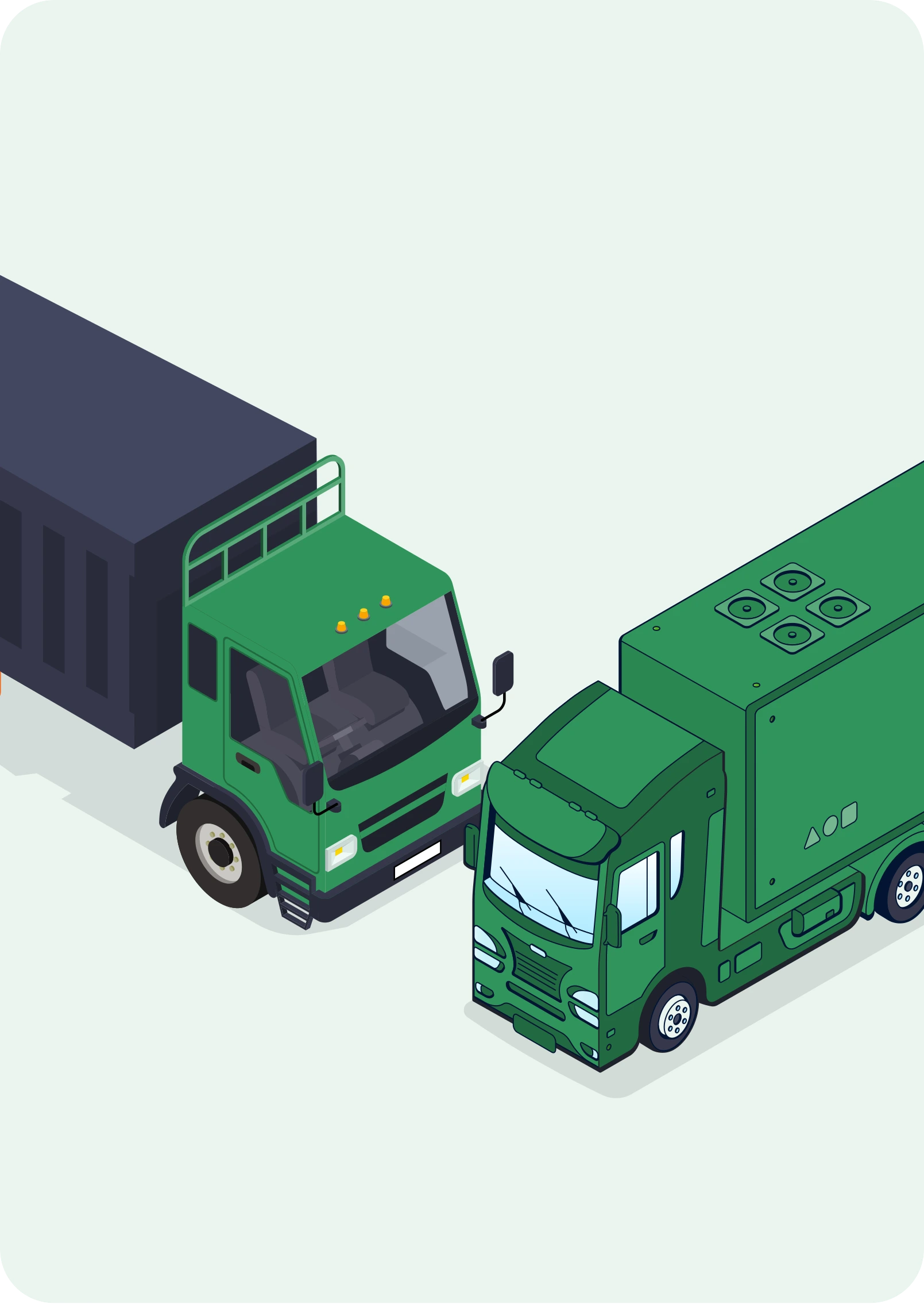 Long-haul freight fleet management and logistics transportation using digital payment systems